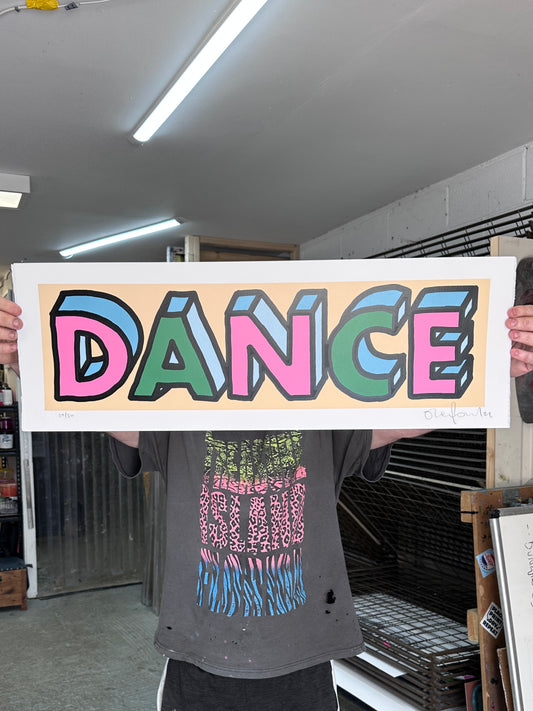 DANCE Handpulled Screenprint - Rare from Archive