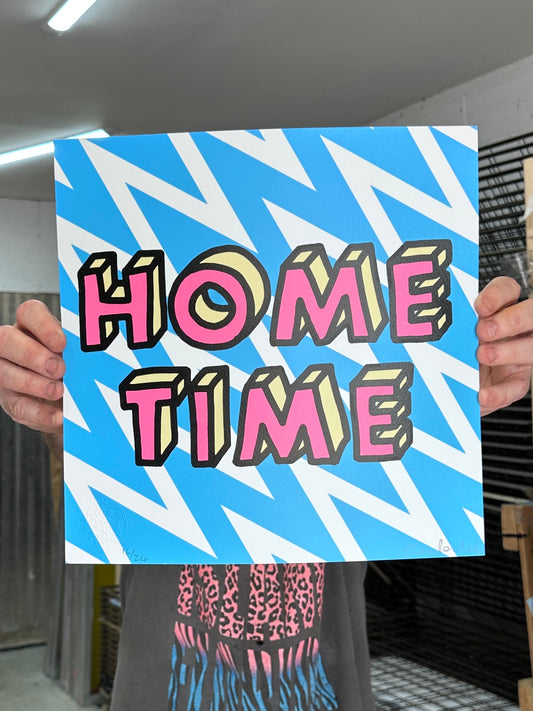 Home Time Handpulled Screenprint