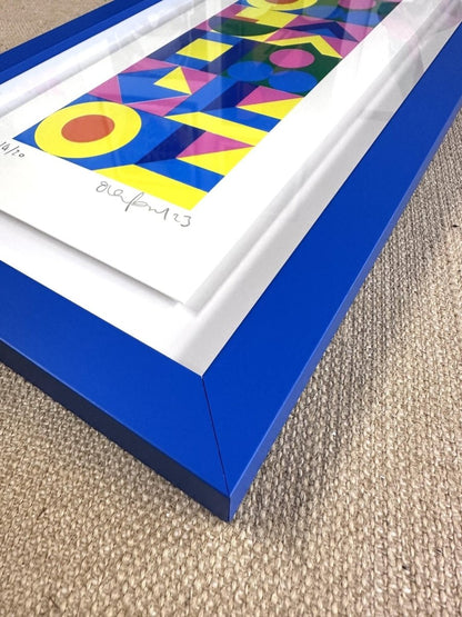 ALWAYS THE OPPOSITE (FRAMED) OLI FOWLER ART tag1  framed art