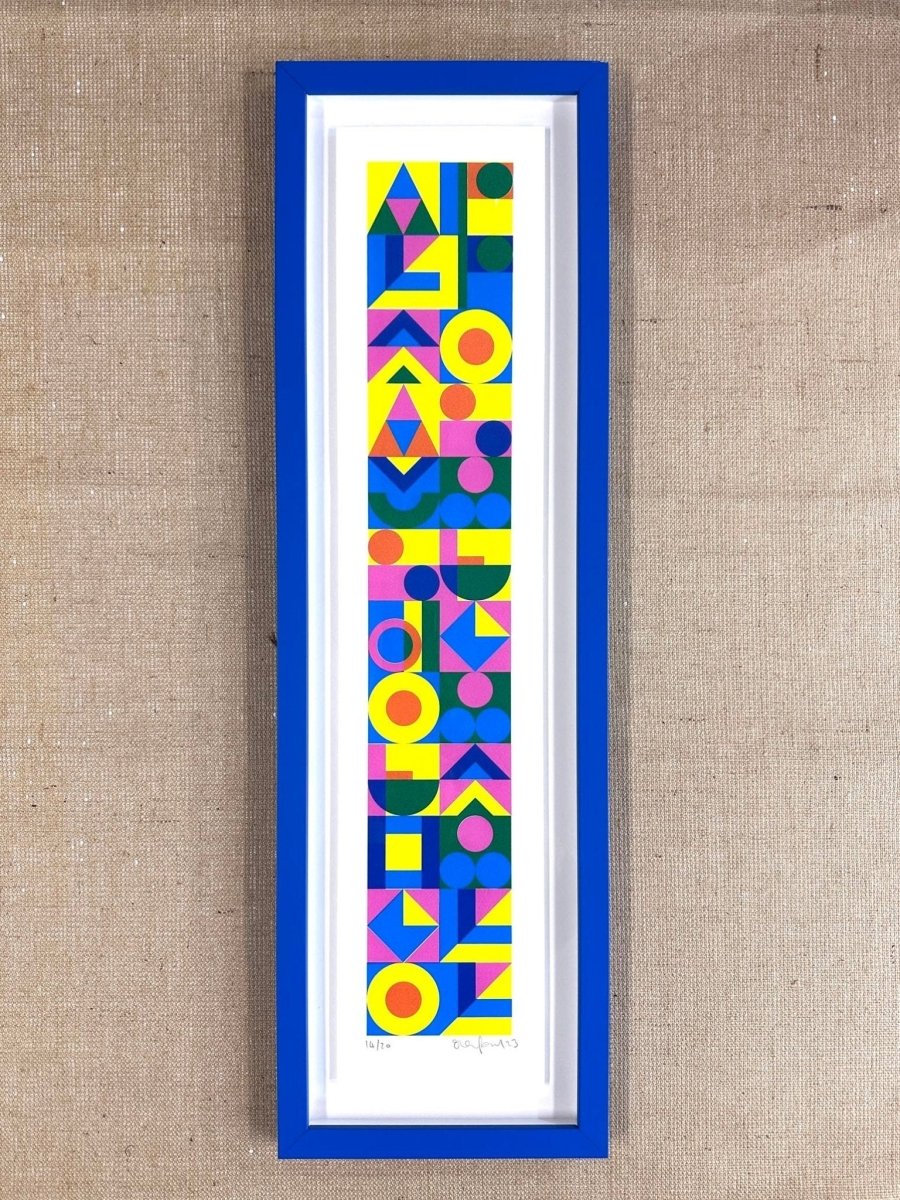ALWAYS THE OPPOSITE (FRAMED) OLI FOWLER ART tag1  framed art