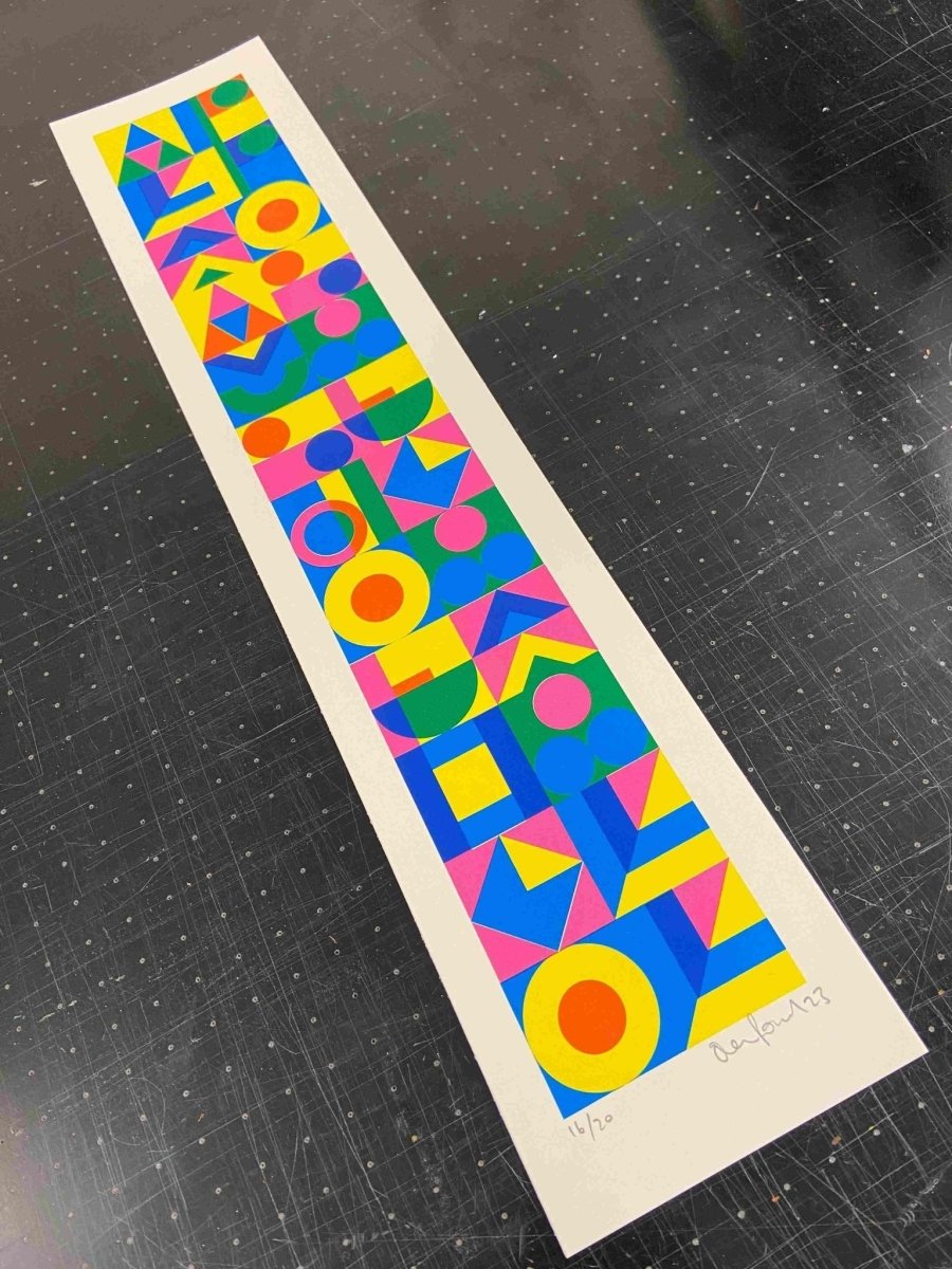 Always The Opposite Hand Pulled Screenprint - shop_name