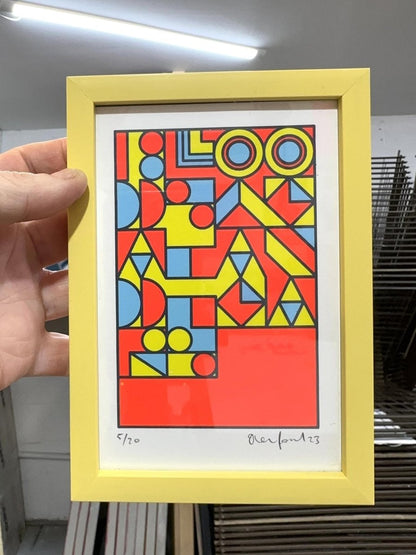 #bloodsweattears # - #olifowlerart #miniscreenprint