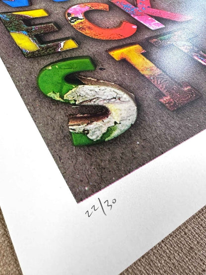 BREXIT WRECKSIT CMYK Handpulled Screenprint - shop_name