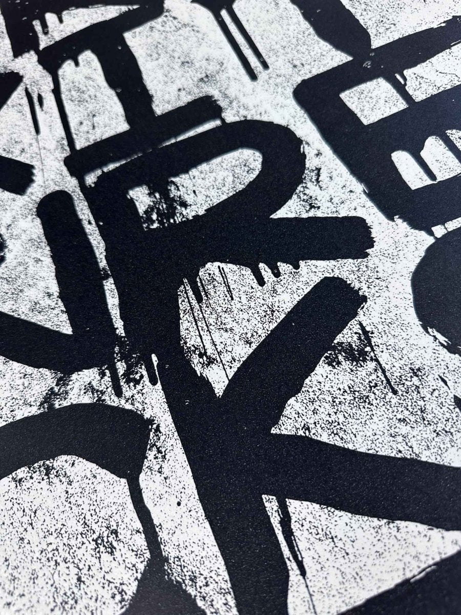 Brexit Wrecksit Off White Handpulled Screenprint - shop_name