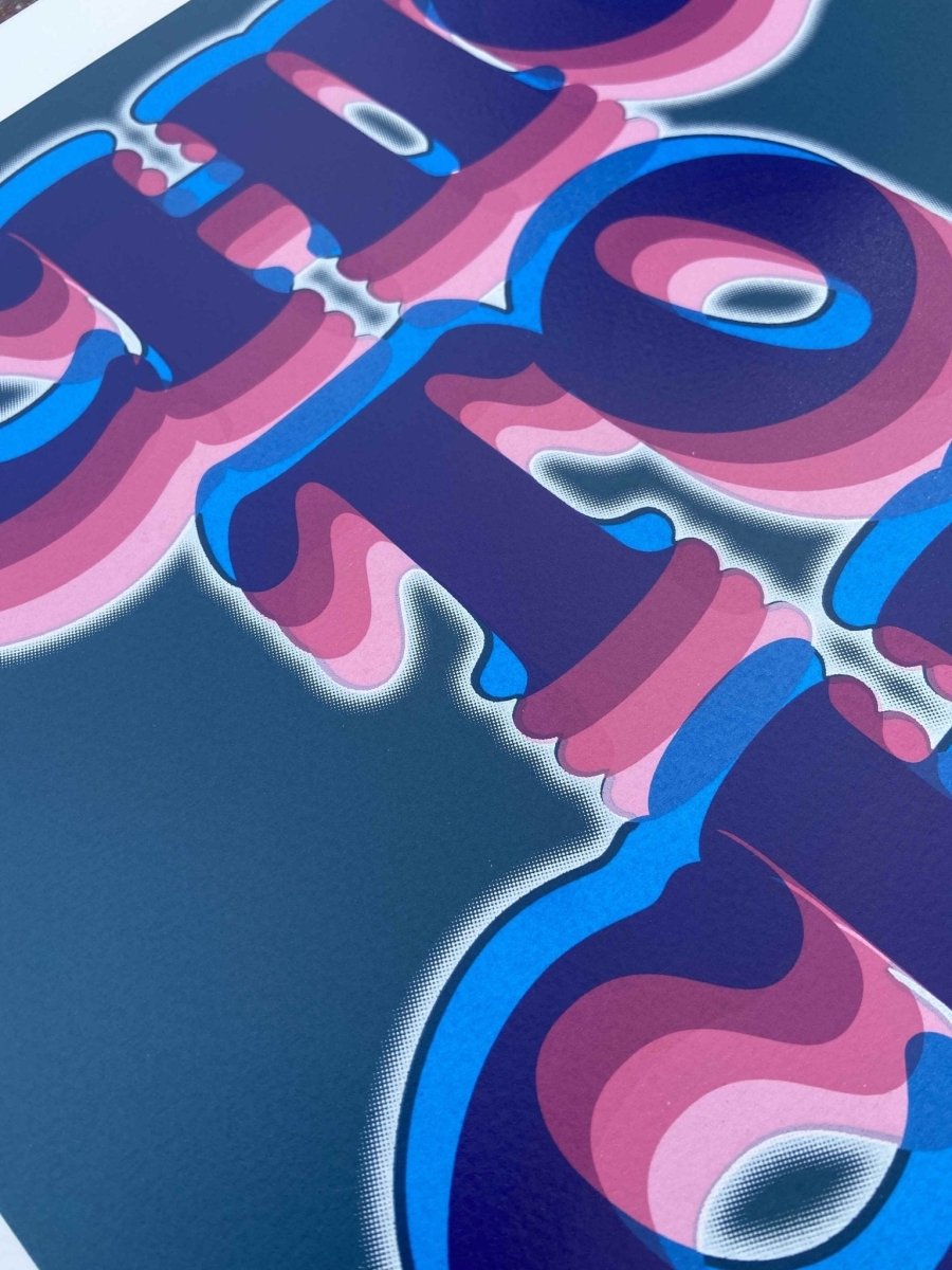 Chic To Chic Hand Pulled Screenprint - shop_name