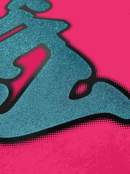 City Life XL Screenprint With Glitter - shop_name