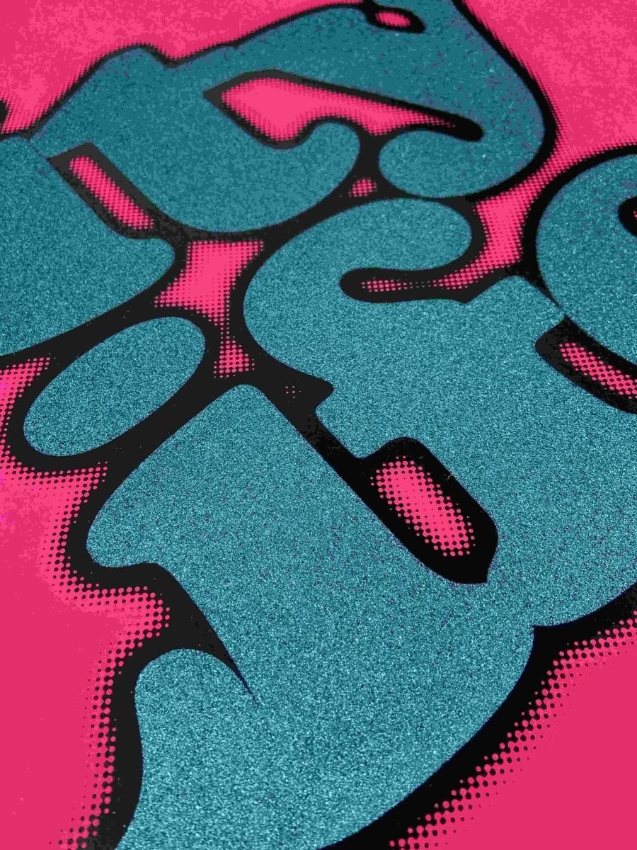 City Life XL Screenprint With Glitter - shop_name