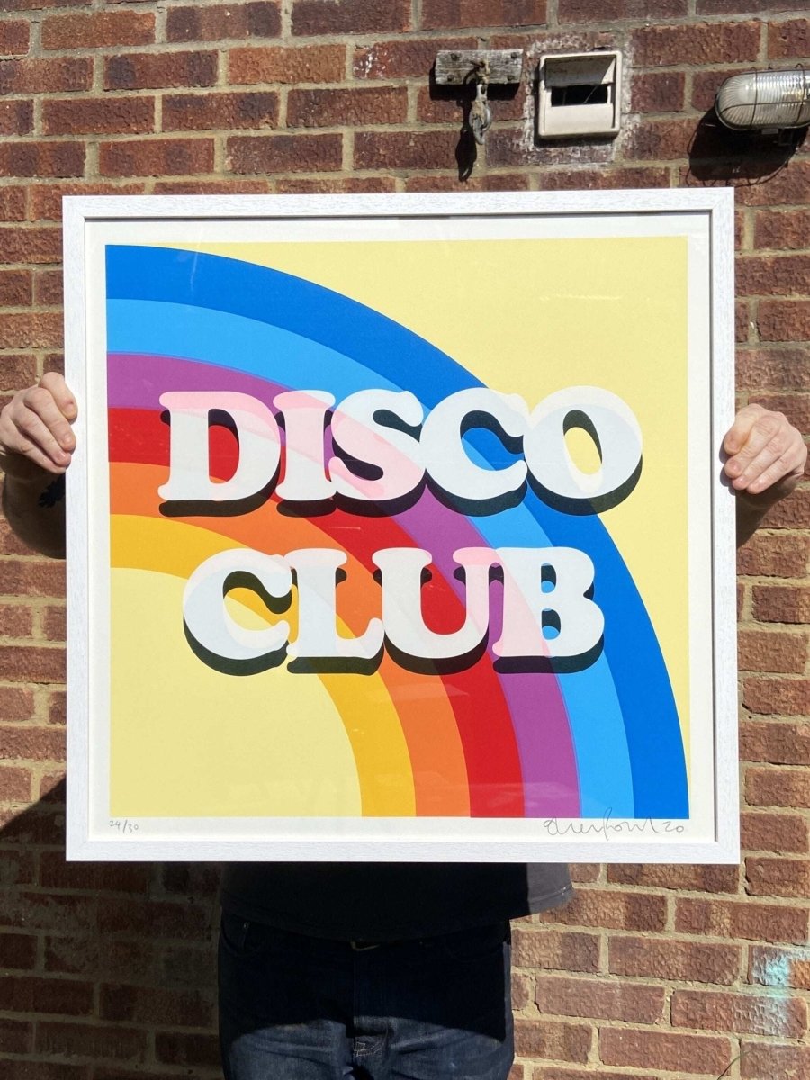 Disco Club - Large Format 9 - Layer Limited Edition Screenprint - shop_name