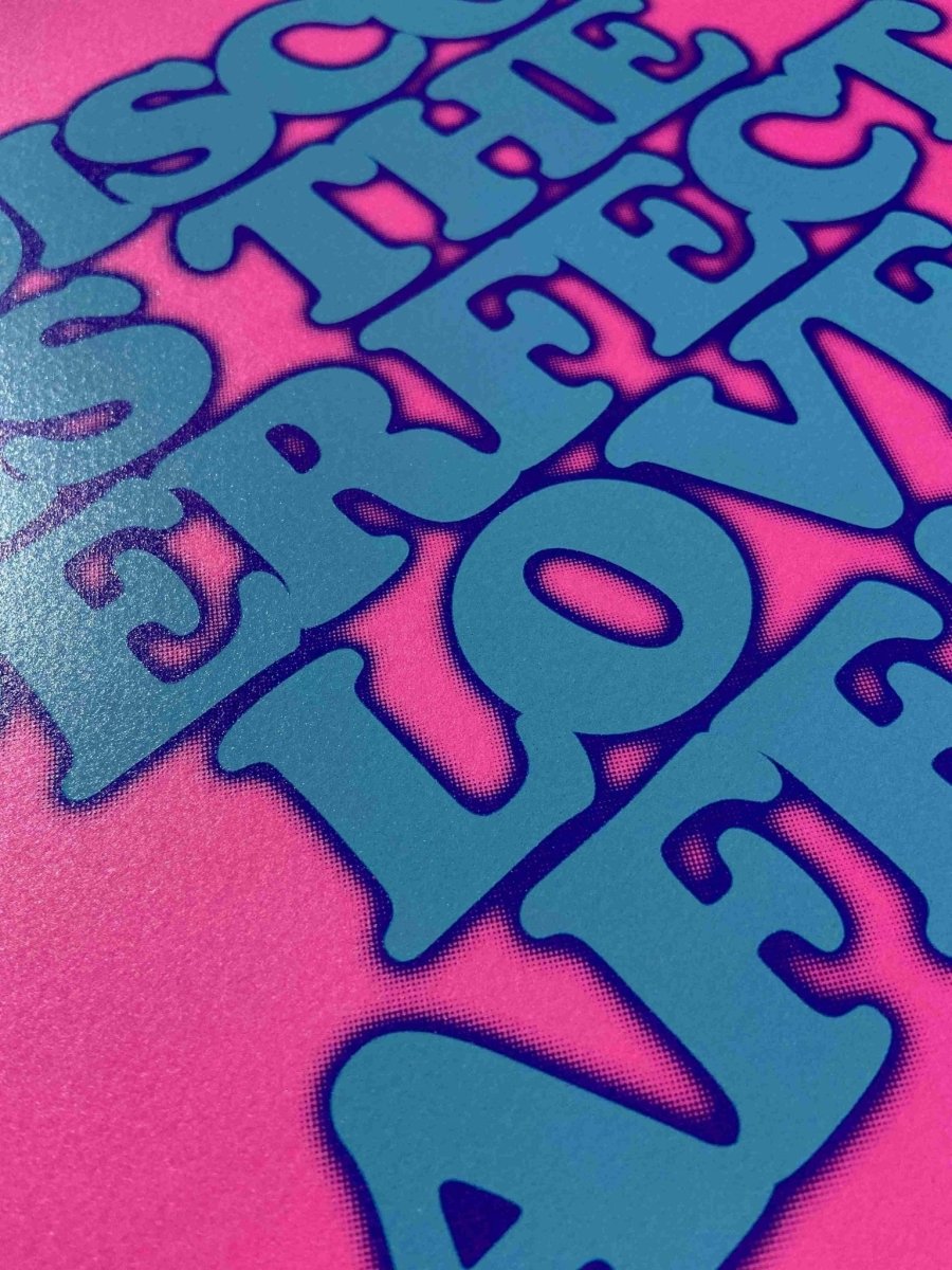 DISCO IS... The Perfect Love Affair - Limited Edition Screenprint Screen Print Olly Fowler 2020 tag1  Dance