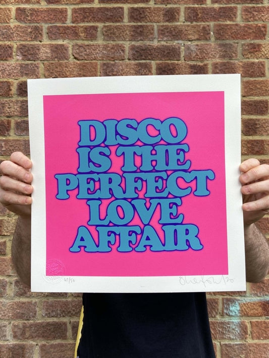 DISCO IS... The Perfect Love Affair - Limited Edition Screenprint - shop_name