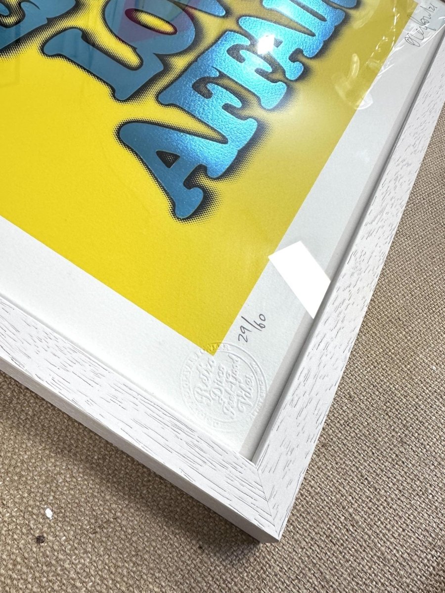 DISCO IS...YELLOW (FRAMED) - shop_name