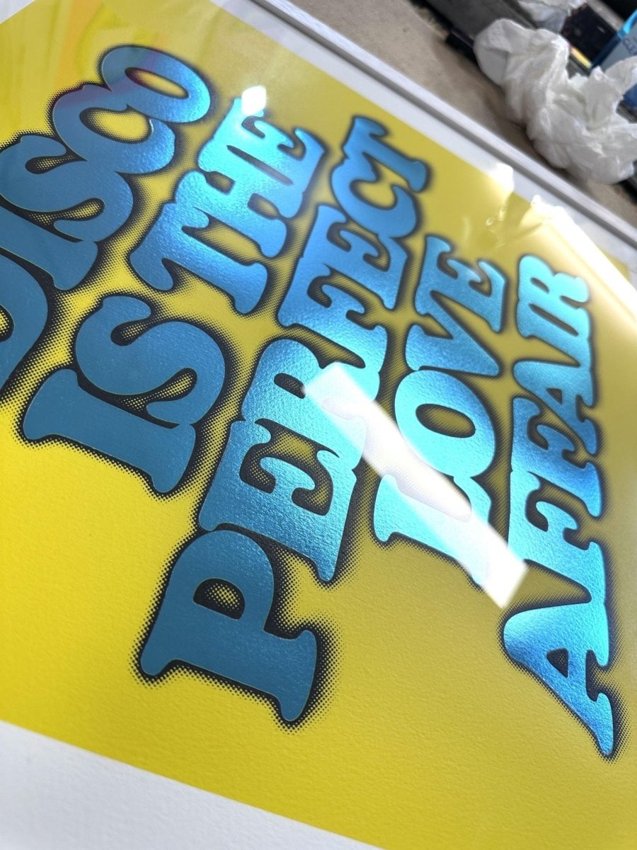 DISCO IS...YELLOW (FRAMED) - shop_name