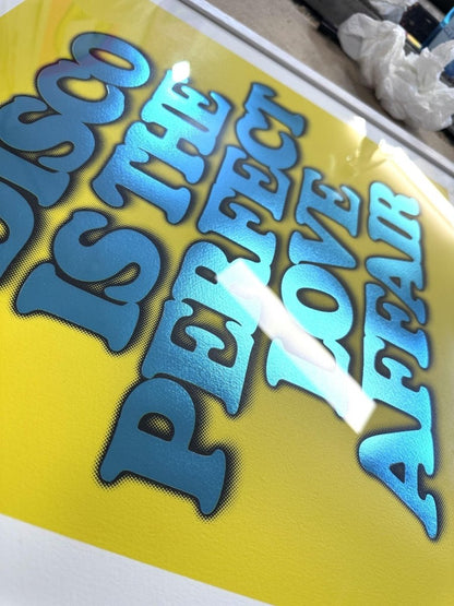 DISCO IS...YELLOW (FRAMED) - shop_name