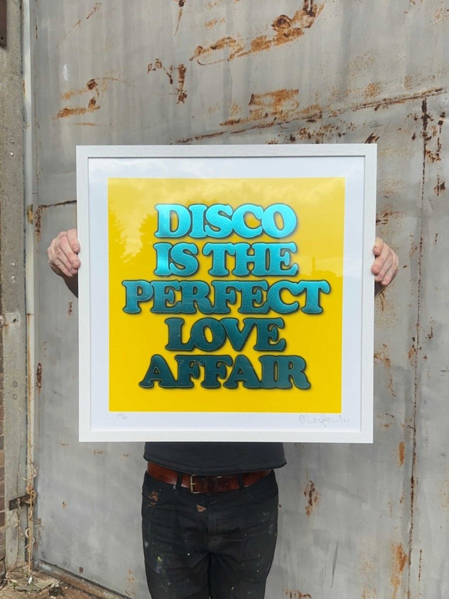 DISCO IS...YELLOW (FRAMED) - shop_name