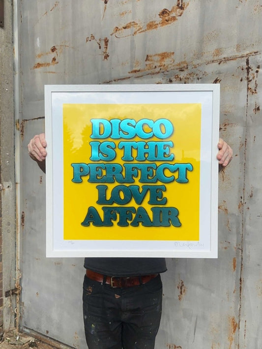 DISCO IS...YELLOW (FRAMED) - shop_name