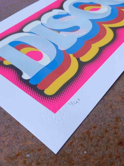 DISCOLOCO Neon Pink Screenprint - shop_name