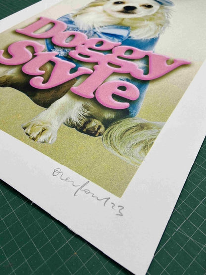 Doggy Style Hand Pulled Screenprint - shop_name