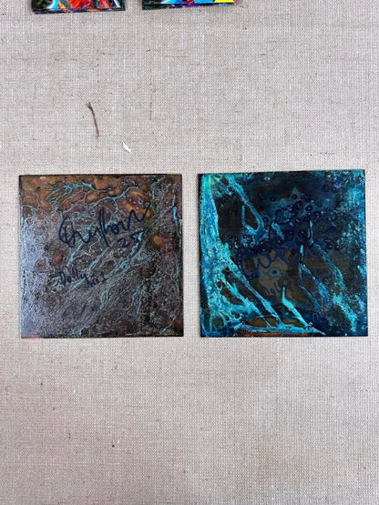 Dolly Square/ Oxidised Original Artwork - shop_name