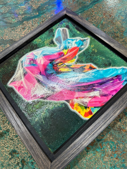 Dolly Square/ Oxidised Original Artwork - shop_name Dolly Square/ Oxidised Original Artwork