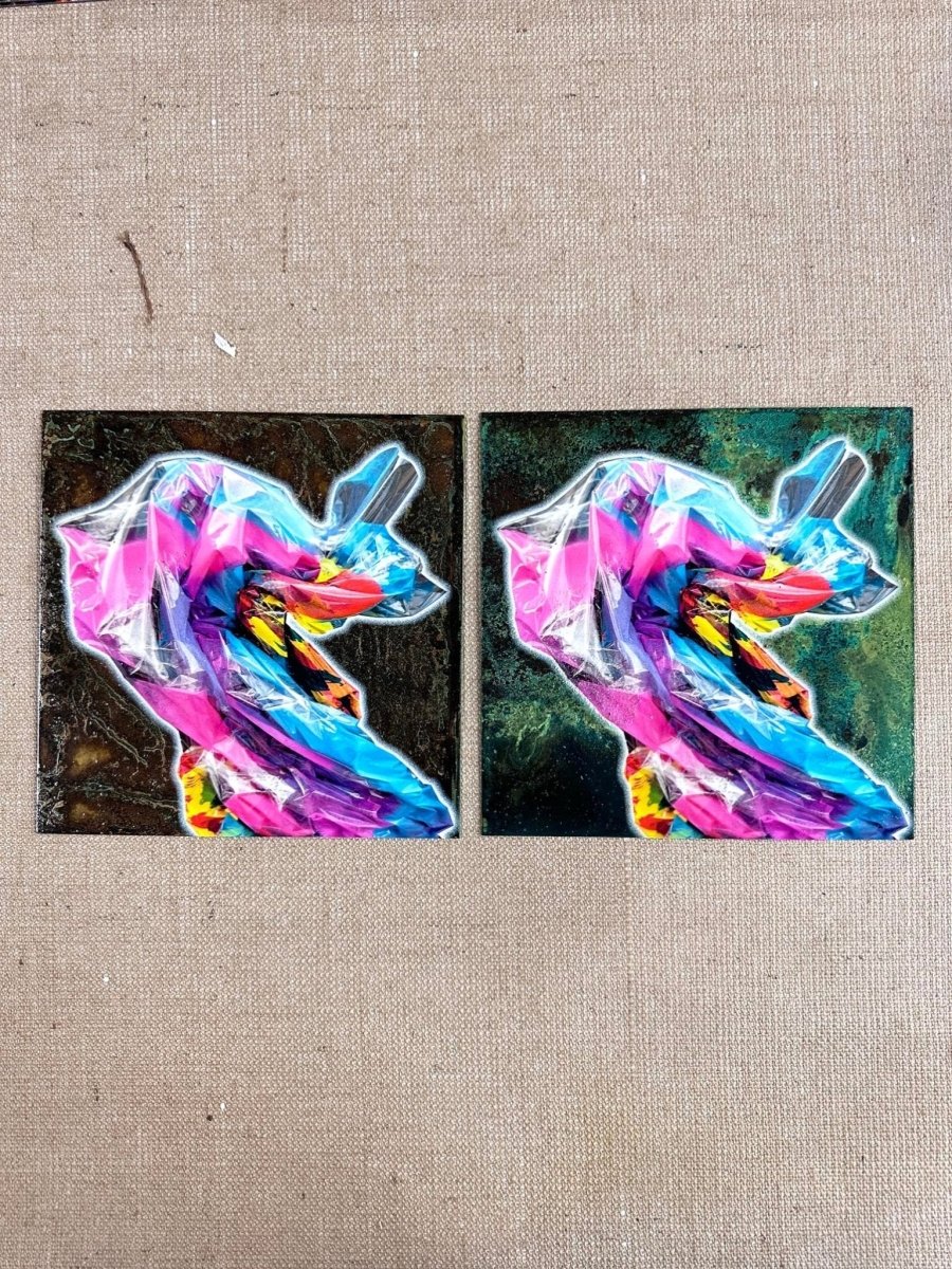 Dolly Square/ Oxidised Original Artwork - shop_name