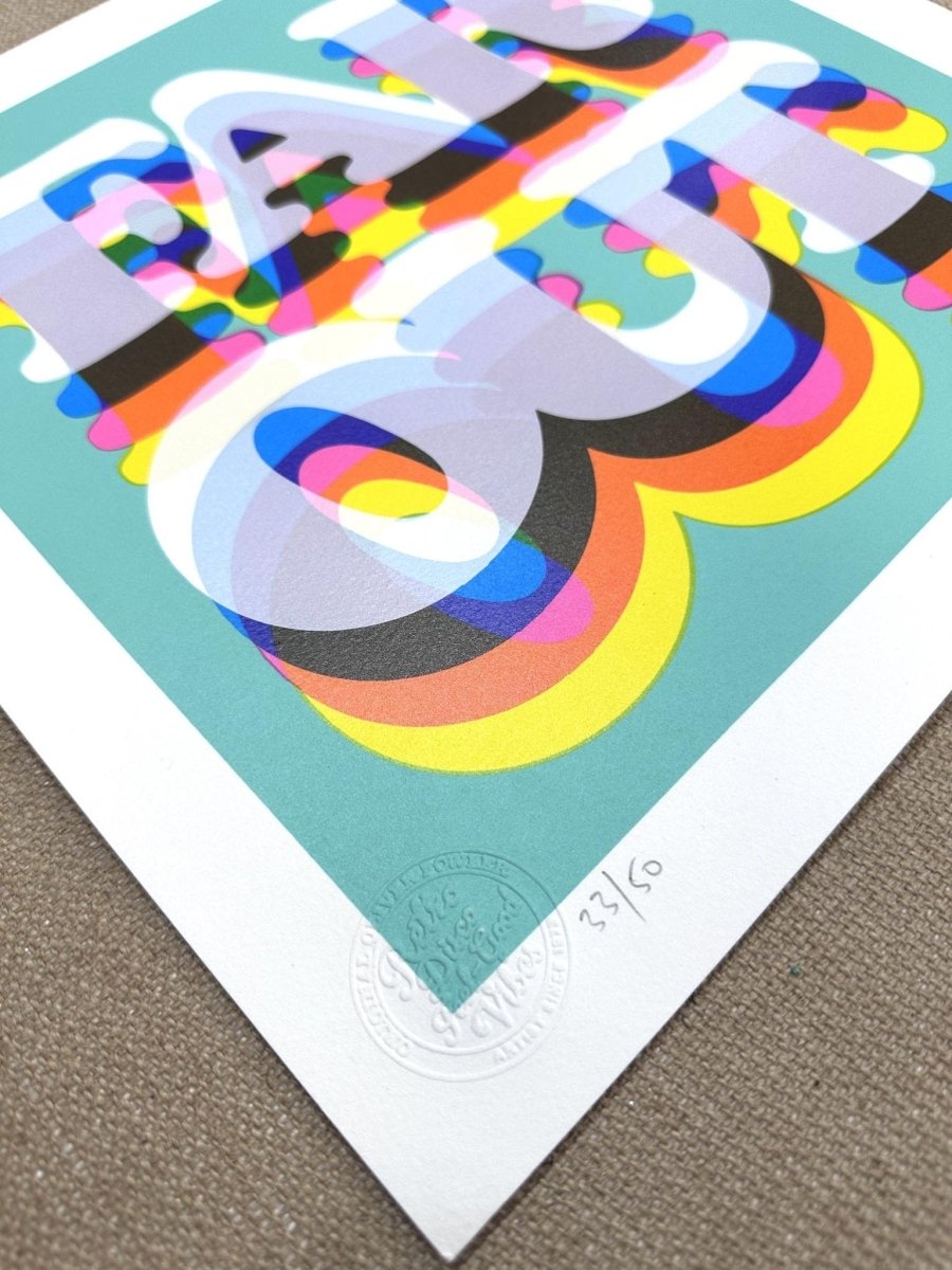 Far Out - Limited Edition Typography Screenprint - shop_name