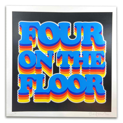Four on the Floor - Large Format Limited Edition Disco Screenprint - shop_name