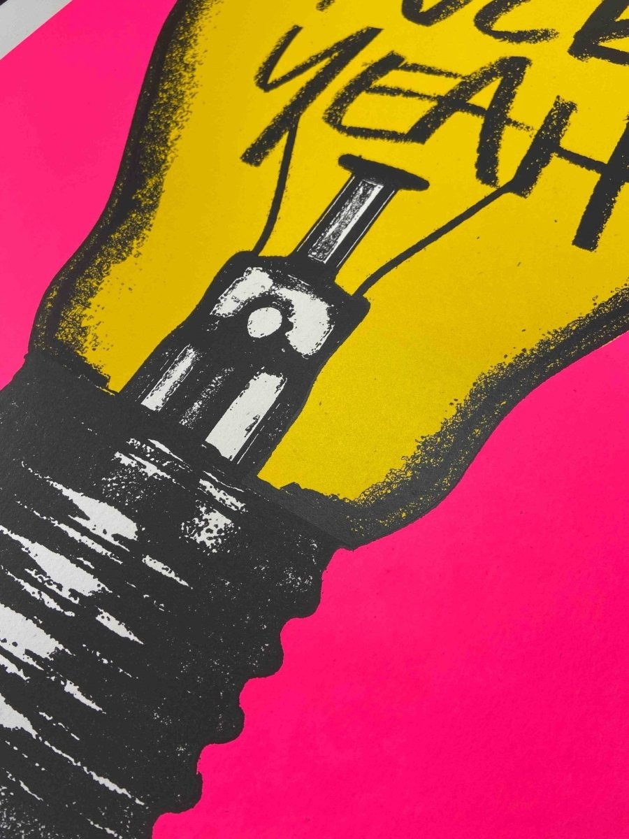 FUCK YEAH XL A1 FLURO SCREENPRINT - shop_name