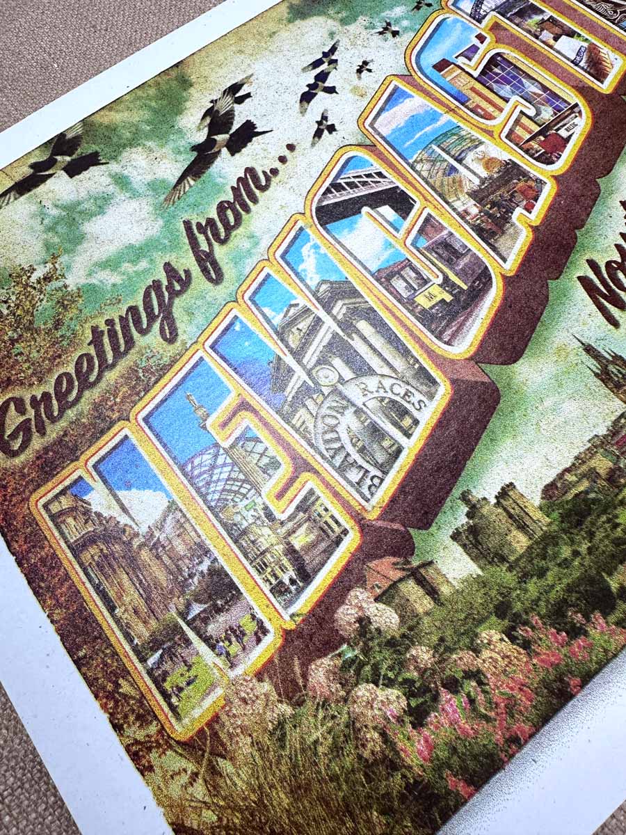 Greetings from...Newcastle Artwork OLI FOWLER ART tag1  CMYK