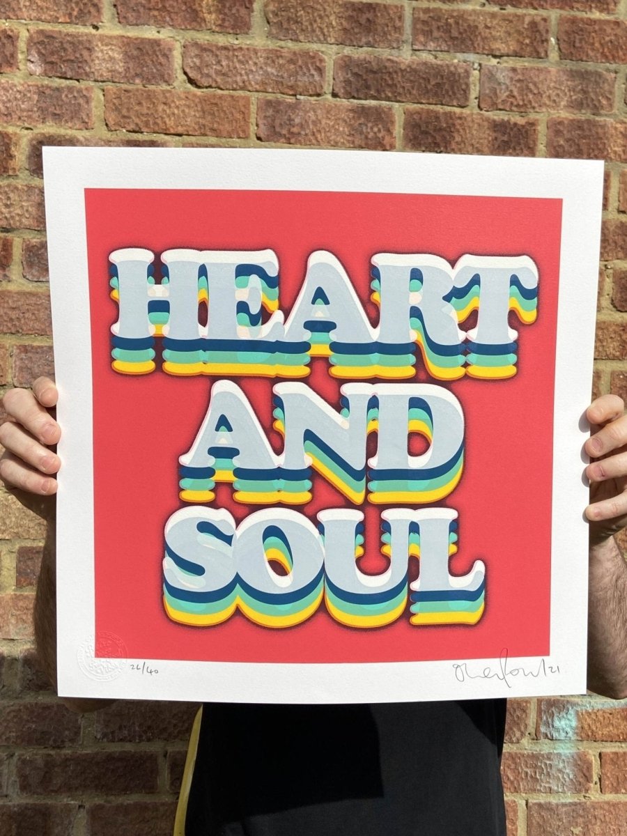 Heart and Soul - Limited Edition Hand - Pulled Screenprint - shop_name
