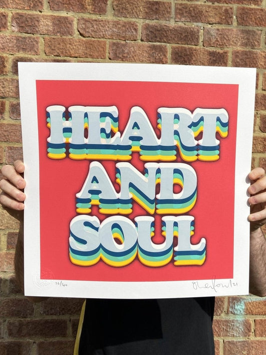 Heart and Soul - Limited Edition Hand - Pulled Screenprint - shop_name
