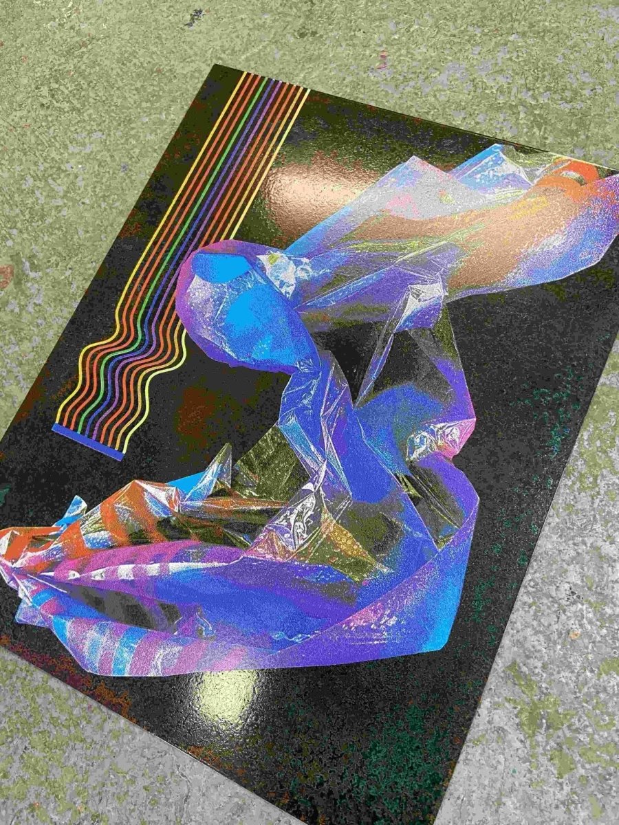 HEX2 Oxidised Copper Screenprint - shop_name