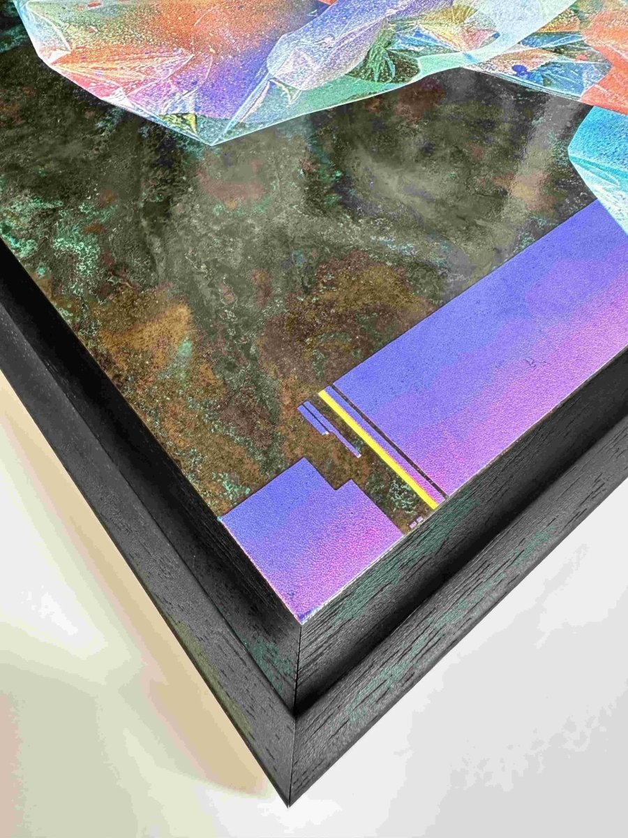 HEX3 Oxidised Copper Screenprint - shop_name