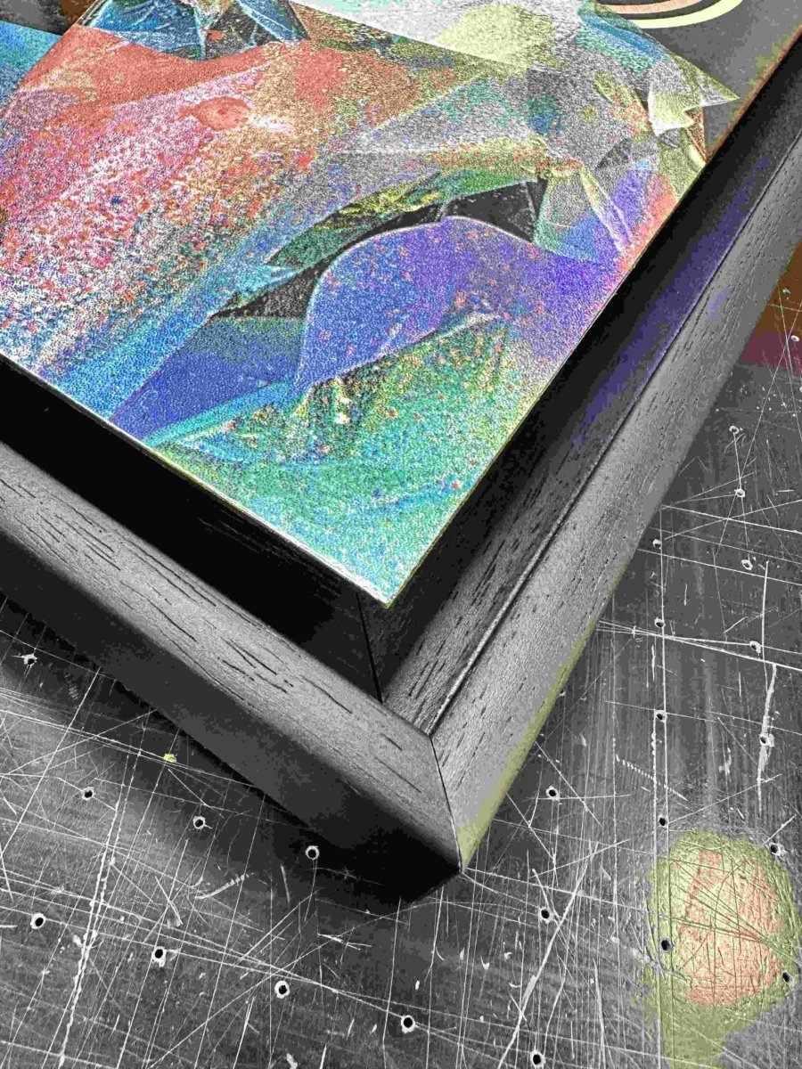 HEX3 Oxidised Copper Screenprint - shop_name