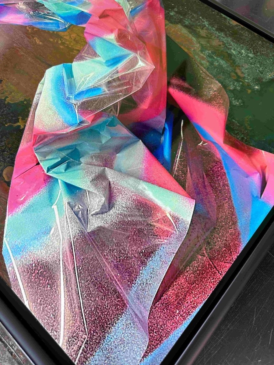 HEXA3 Original Framed Oxidised Copper Artwork - shop_name