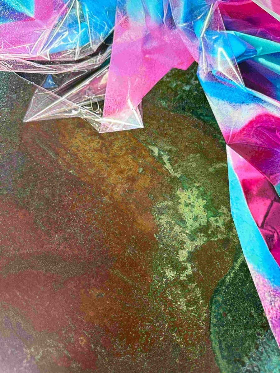 HEXA4 Original Framed Oxidised Copper Artwork - shop_name