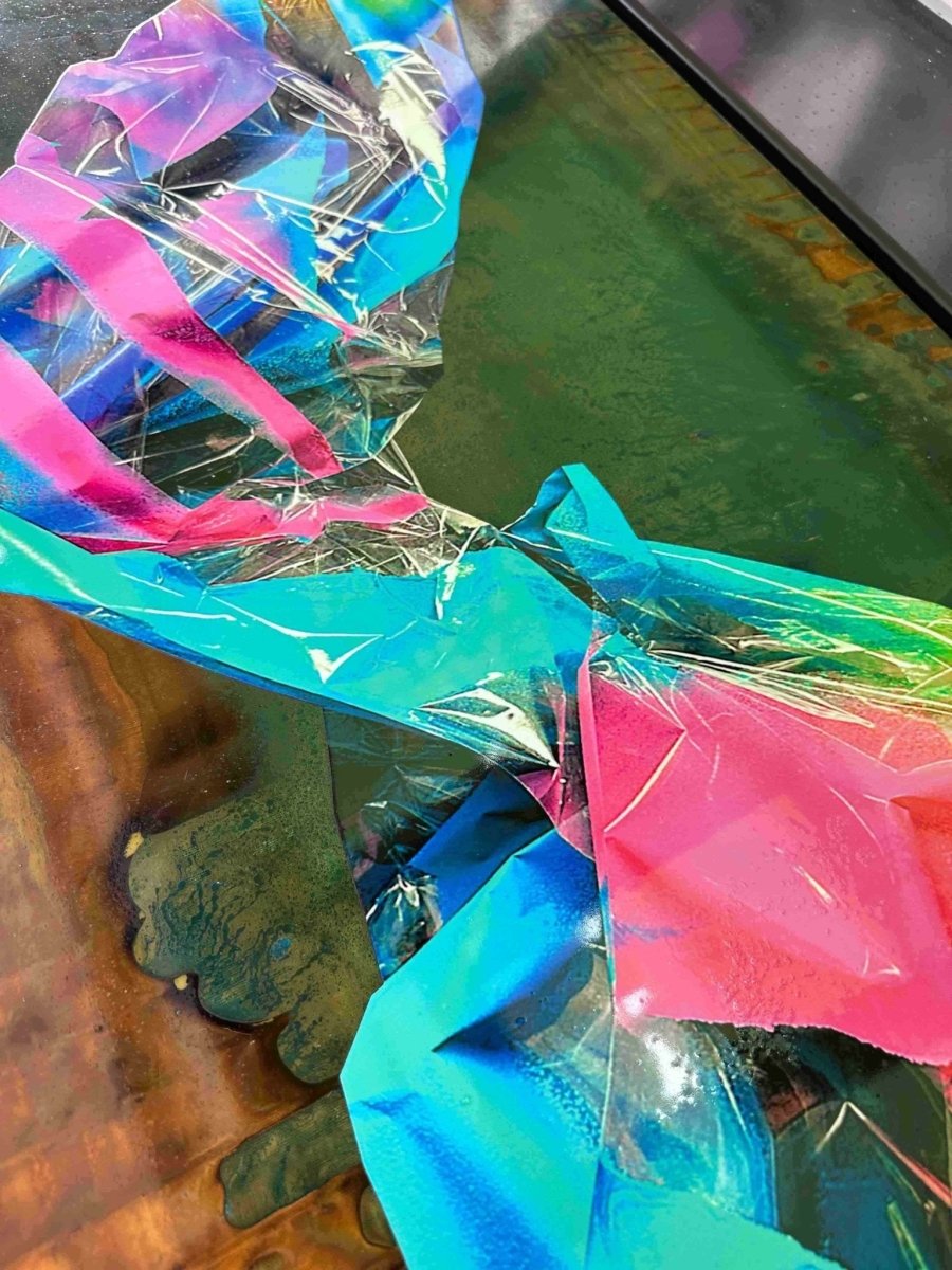 HEXA6 Original Framed Oxidised Copper Artwork - shop_name