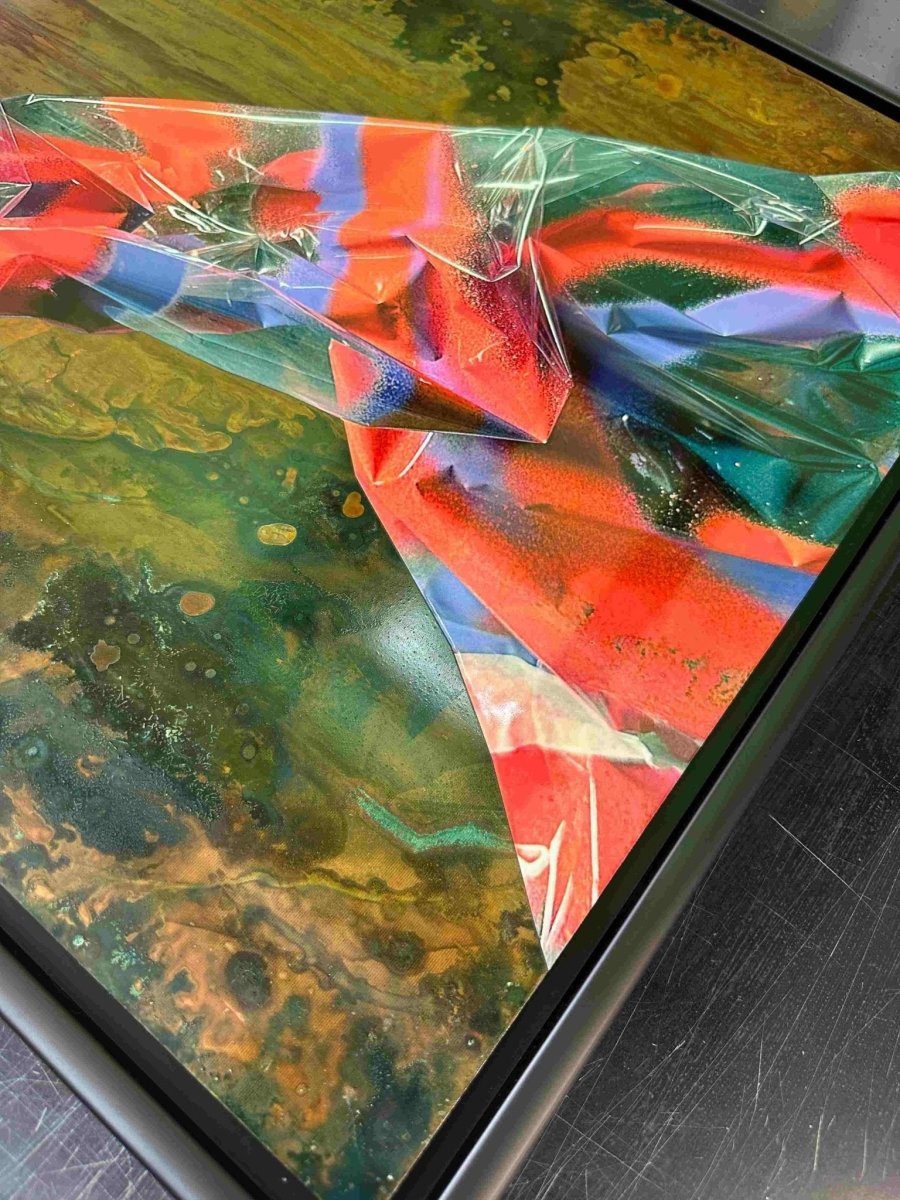 HEXA7 Original Framed Oxidised Copper Artwork - shop_name