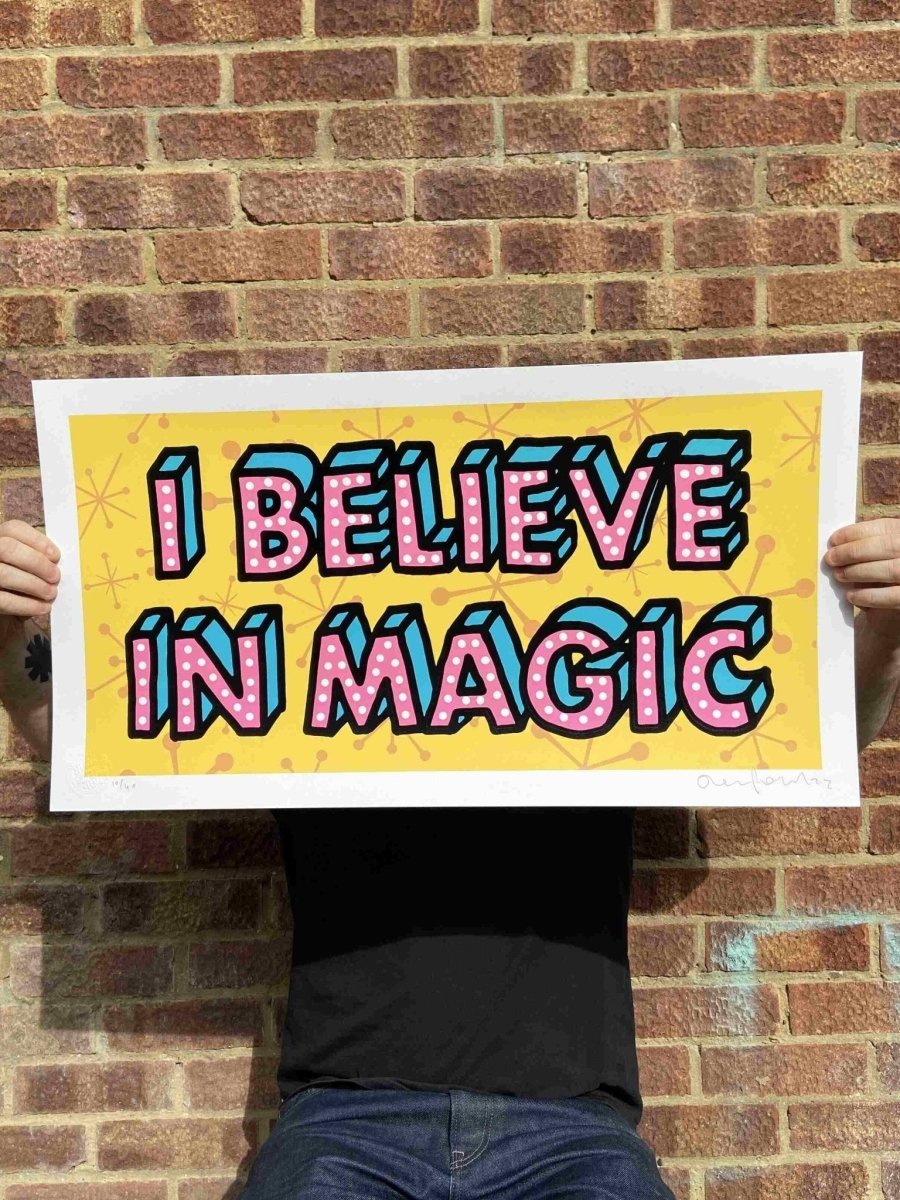 I Believe in Magic - Limited Edition Hand - Pulled Screenprint - shop_name
