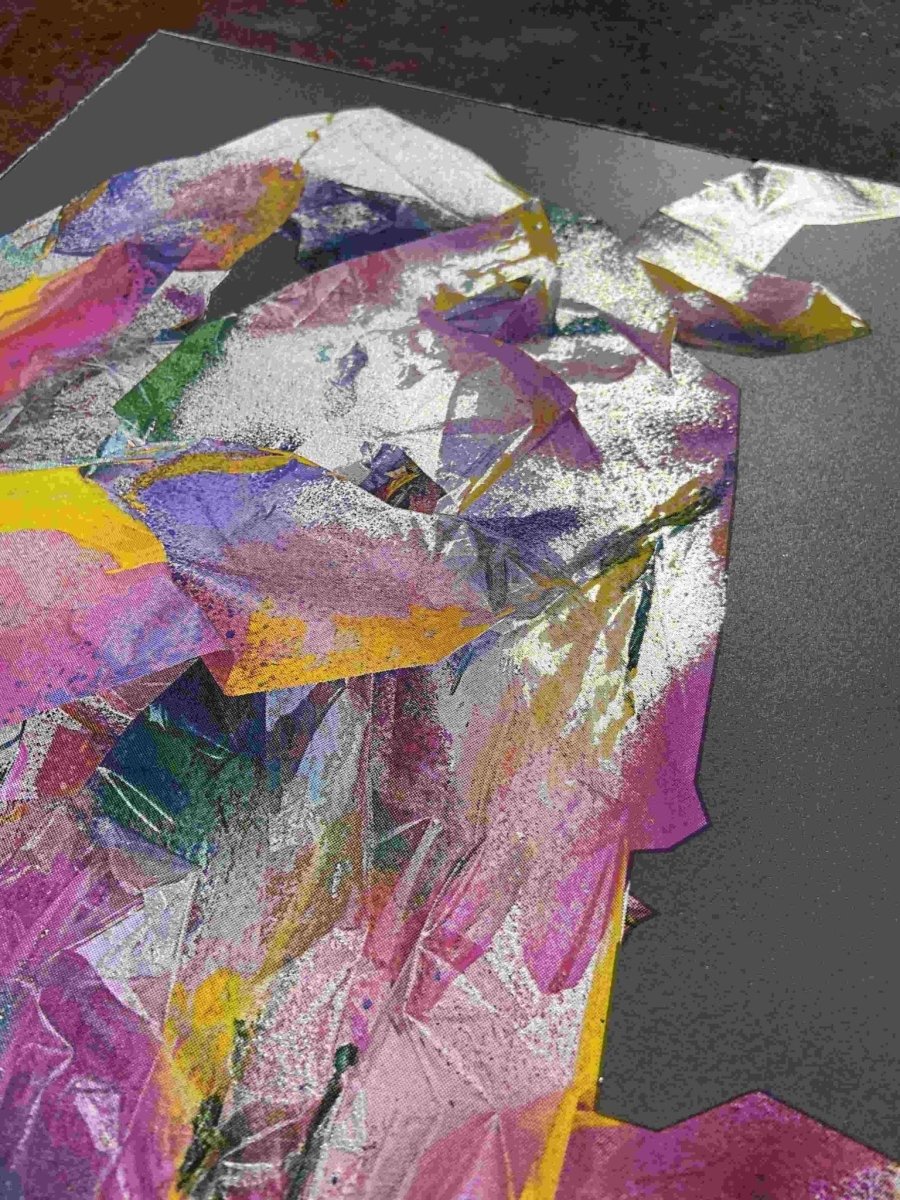 I See A Rabbit Abstract Screenprint - shop_name