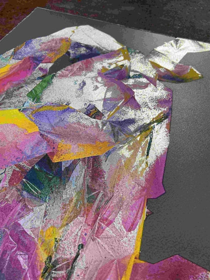 I See A Rabbit Abstract Screenprint - shop_name