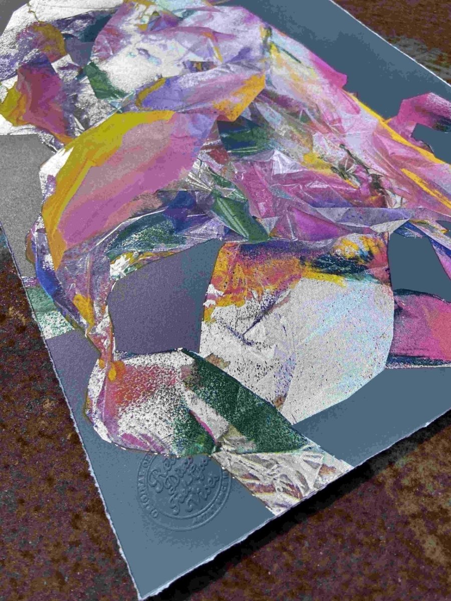 I See A Rabbit Abstract Screenprint - shop_name