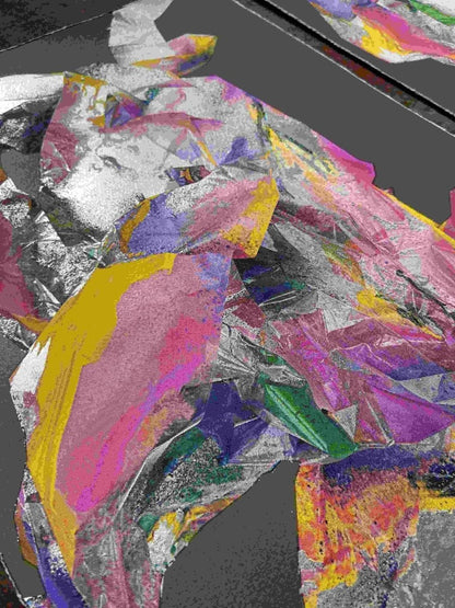 I See A Rabbit Abstract Screenprint - shop_name