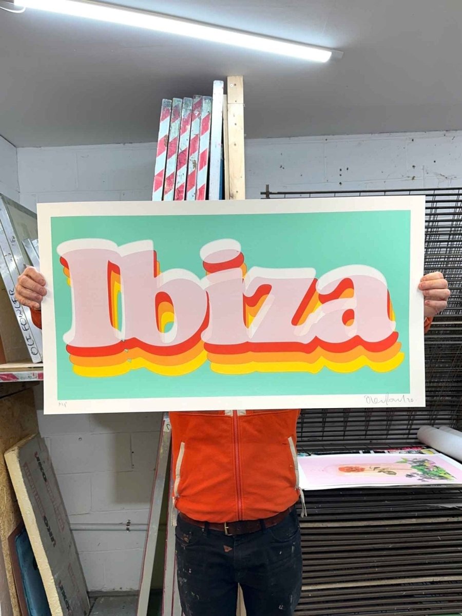 IBIZA XL Hand Pulled Screenprint - shop_name