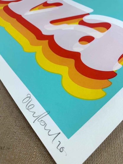 IBIZA XL Hand Pulled Screenprint - shop_name