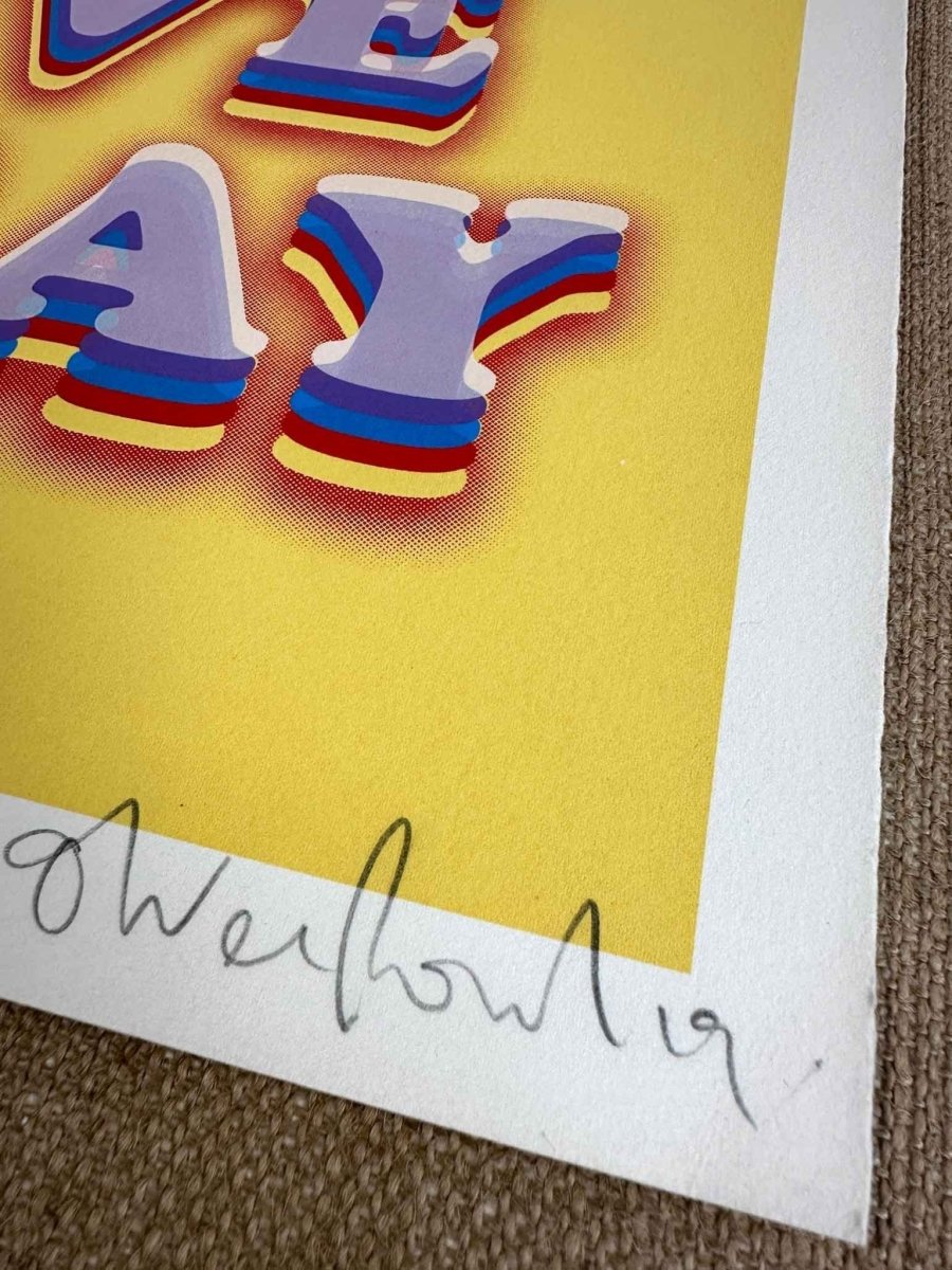 I'm In Love Today Hand Pulled Screenprint - shop_name