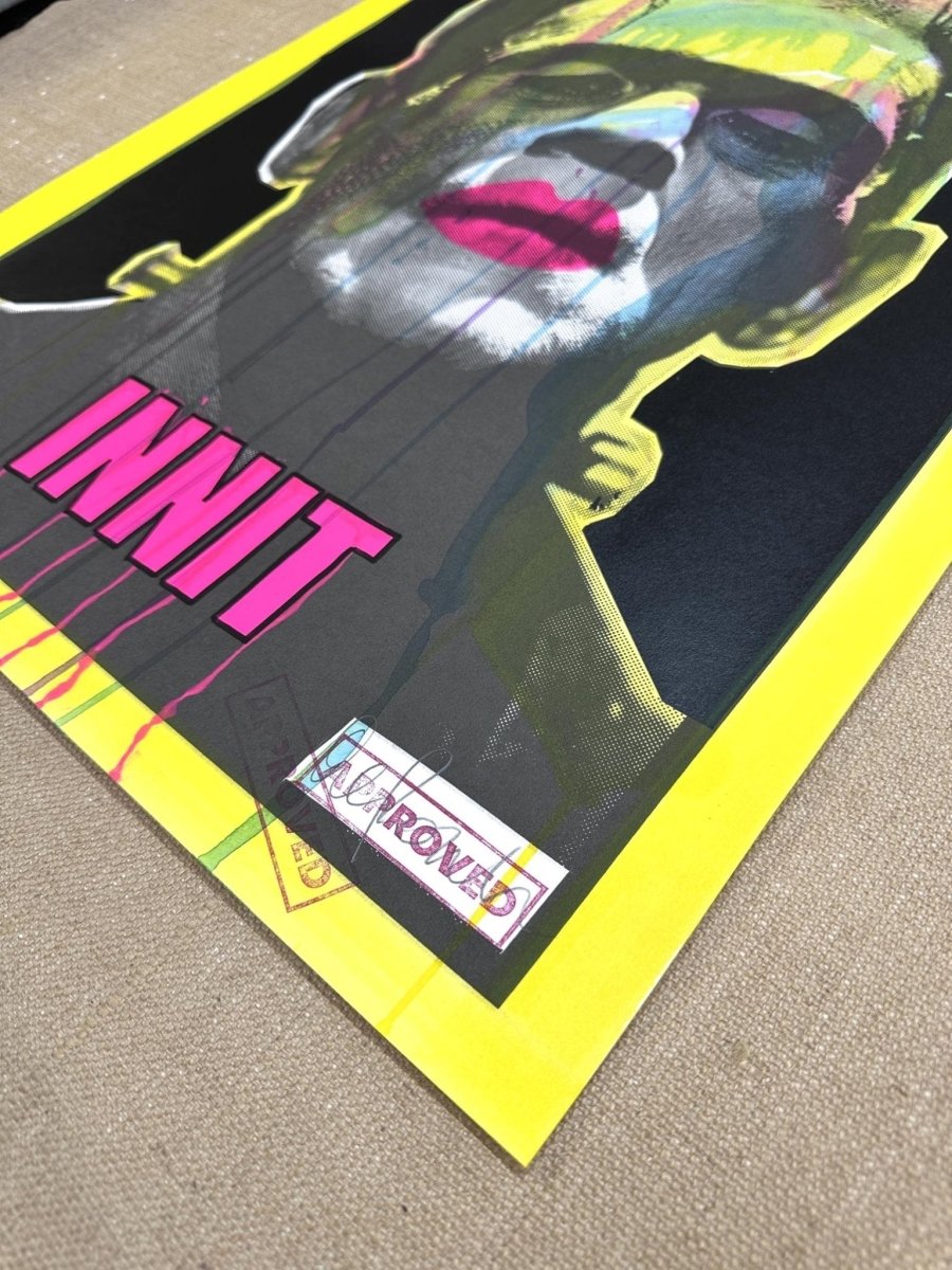 INNIT / ORIGINAL (1B) SCREENPRINT Original screenprint OLI FOWLER ART tag1  Halloween
