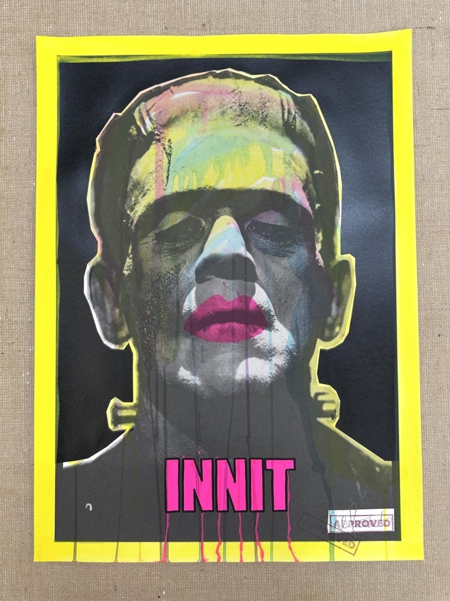 INNIT / ORIGINAL (1B) SCREENPRINT Original screenprint OLI FOWLER ART tag1  Halloween
