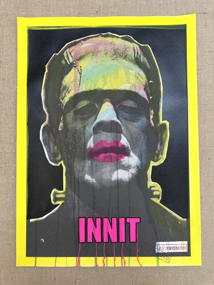 INNIT / ORIGINAL (1B) SCREENPRINT Original screenprint OLI FOWLER ART tag1  Halloween