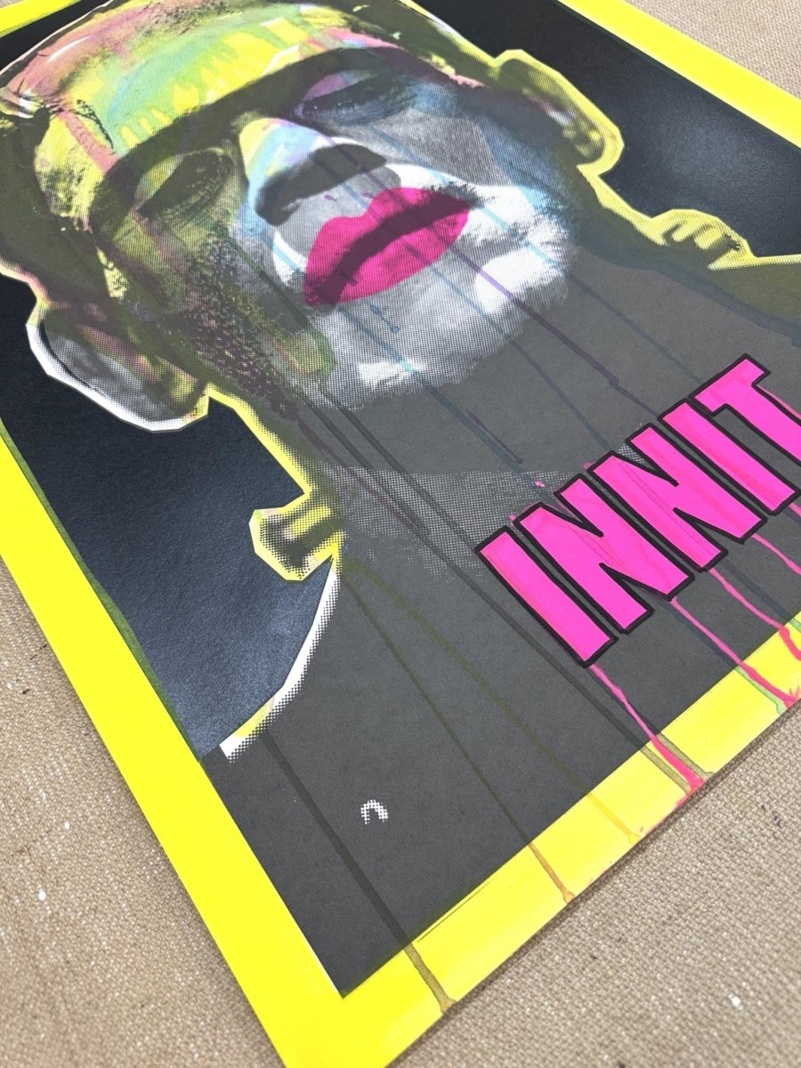 INNIT / ORIGINAL (1B) SCREENPRINT Original screenprint OLI FOWLER ART tag1  Halloween