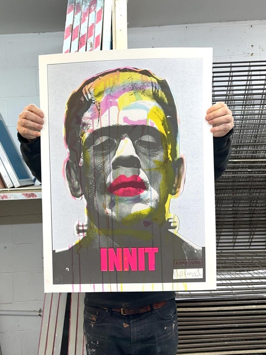 INNIT / ORIGINAL (1W) SCREENPRINT - #OLIFOWLERART